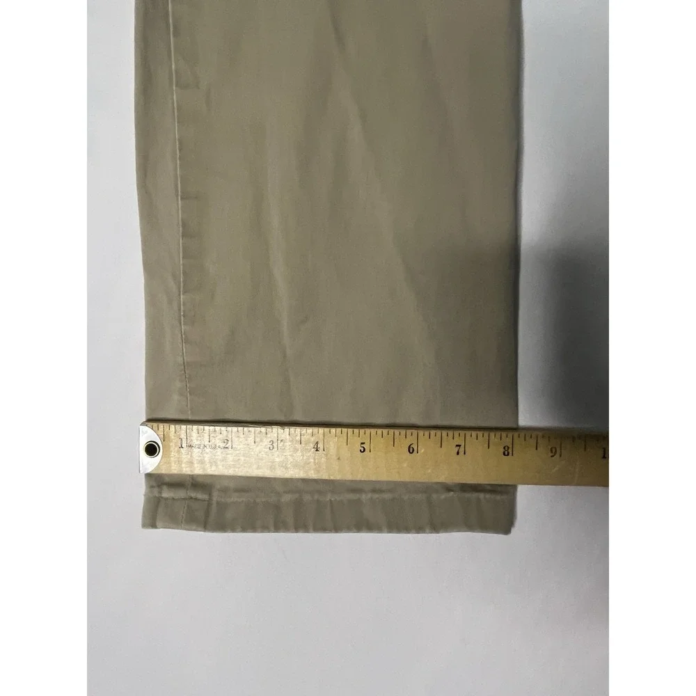 Polo Ralph Lauren Stretch Classic Fit Chino Pants Men's 36x34 Beige Flat Front